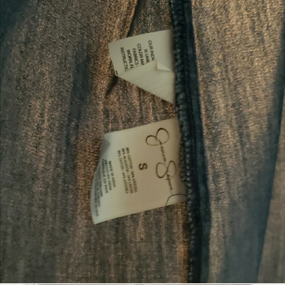 Jessica Simpson denim top - Picture 2 of 4